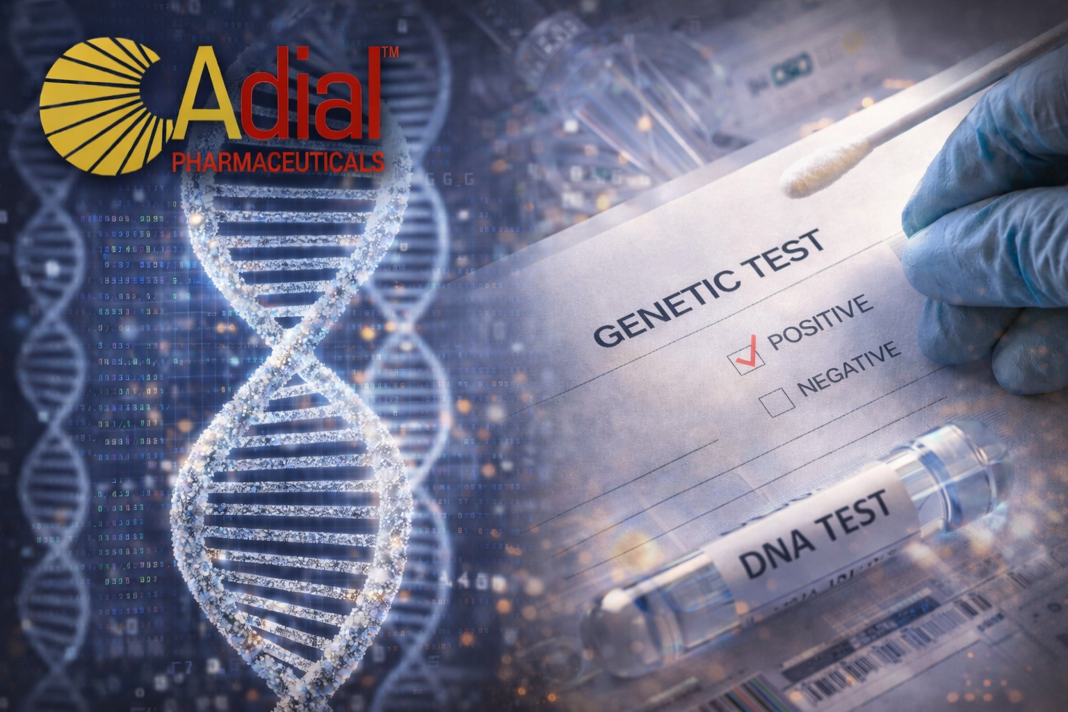 Adial genetic companion diagnostic test